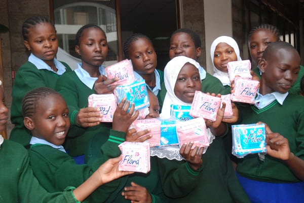 Sanitary Pads to Girls